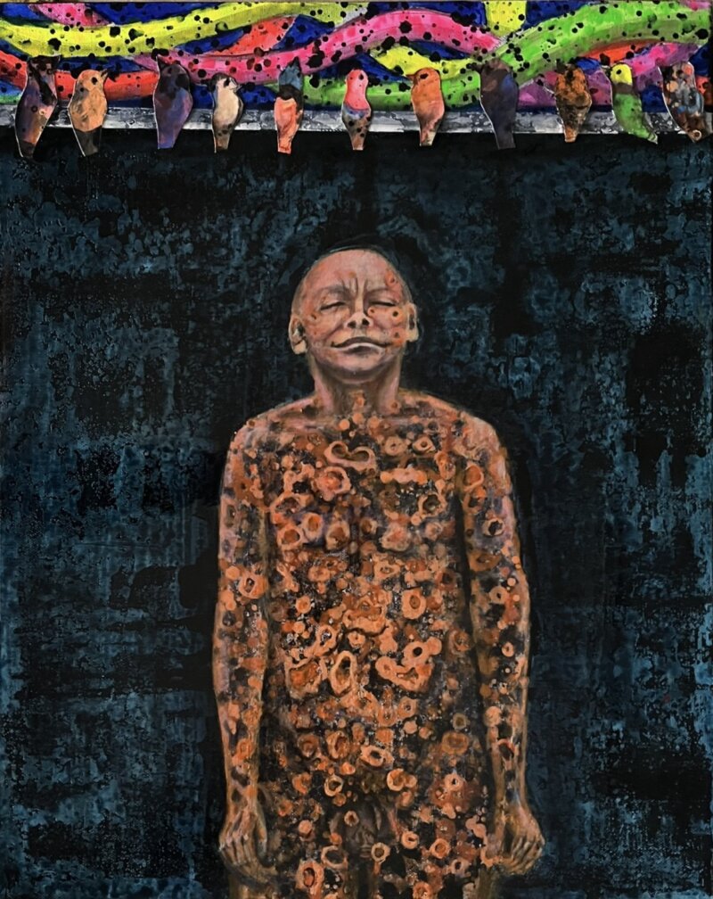 En paix - 50x40cm - Dediex