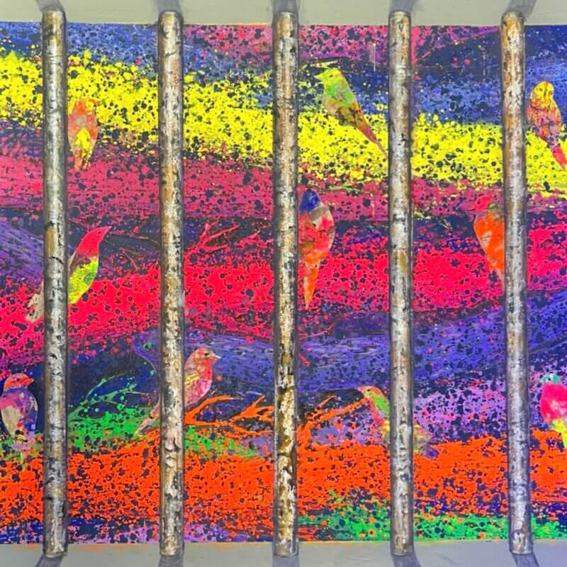 Nature sécurisée - 100x100cm - Dediex